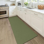 KOZYFLY Woven 2x7 Washable Kitchen Runner Rug, Non Slip Runners - Image 2