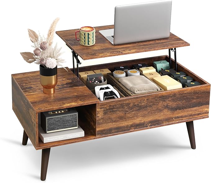 WLIVE Coffee Table with Storage & Lifting Top by WLIVE