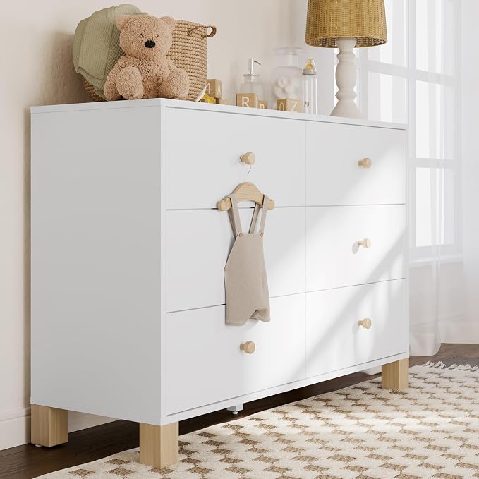 Storkcraft California 6-Drawer Double Dresser - Image 2