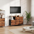 Somdot Dresser with Charging Station and Open Shelves, Dresser - Image 2