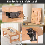 8 Pack Folding Brackets, Self-Lock Hinge - Image 4