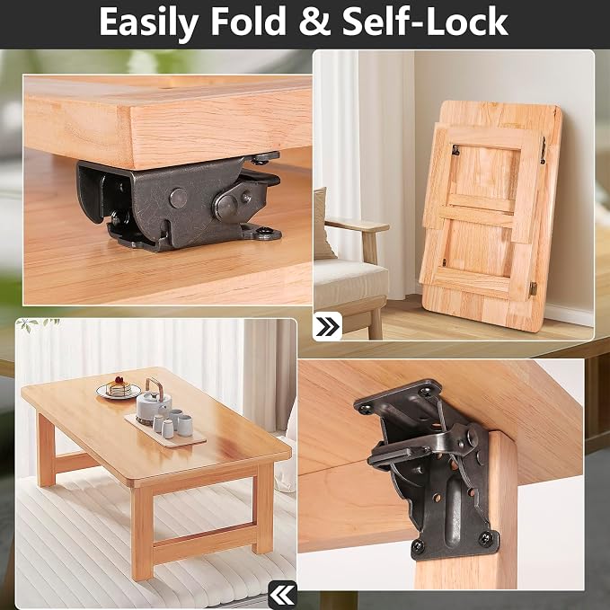 8 Pack Folding Brackets, Self-Lock Hinge - Image 4