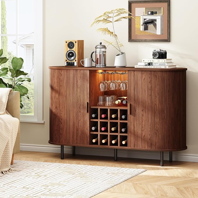 ONBRILL 55" Wine Bar Cabinet - Image 3