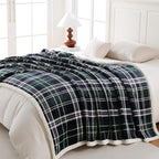 PU MEI Sherpa Fleece Throw Blanket 80" x 90" Reversible Plush Fluffy Large Big - Image 2