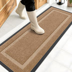 OLANLY Front Door Mat Outside 47x17, All-Season Heavy-Duty Rubber Doormat | by OLANLY