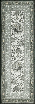 GarveeHome Provence Fog 2x6 Washable Kitchen Runner Rugs Non Slip Vintage Boho - Image 4