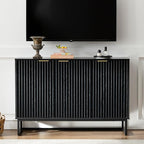 EYYTHUNG Fluted Storage Cabinet - Image 8