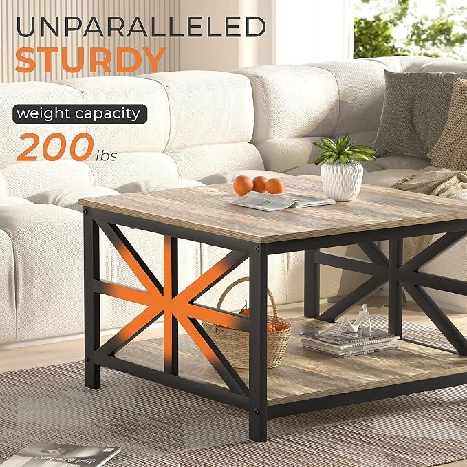 GreenForest Modern Living Room Coffee Table - Image 3