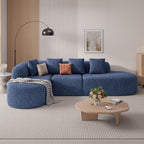 114 Inch Boneless Couches for Living Room, Modern Modular Sectional Sofa - Image 7
