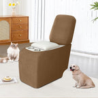 ALIECOM Recliner Sectional Couch Covers L Shape Stretch Corner Reclining - Image 2