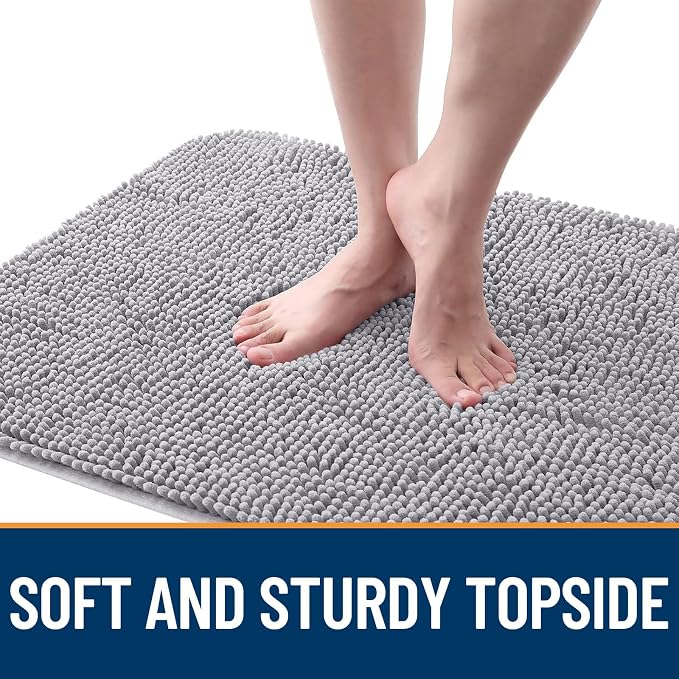 OLANLY Dog Door Mat for Muddy Paws 40x32, Super Absorbent Chenille Mud Mat | - Image 4