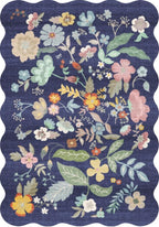 Washable 2'6x12 Hallway Runner Rug: Entryway Non Slip Floral Rug Farmhouse Soft - Image 9