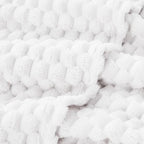 EXQ Home Gentle Soft Fleece Throw Blanket – Cozy Lightweight 3D Imitation - Image 5