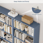 FOTOSOK 6-Tier Open Bookcase and Bookshelf, Freestanding Display Storage - Image 7