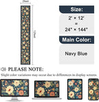 DUKINO 2x12 Washable Runner Rug, Non Slip Long Kitchen Rugs, Low Pile, Soft - Image 2