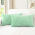 CaliTime Decorative Couch Throw Pillow Covers 26 X 16 Inches Grey Green | Pack by CaliTime