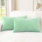 CaliTime Decorative Couch Throw Pillow Covers 26 X 16 Inches Grey Green | Pack by CaliTime