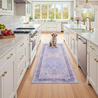 RELEANY Washable Area Rug, Runner 2'x5', Water Repellent, Pet Friendly - Image 2