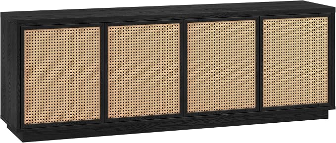 Henn&Hart 2-Tone TV Stand for TVs up to 78" by HennHart