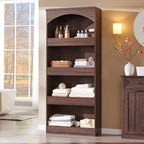 IFGET 76" Tall Arched Bookcase - Image 7