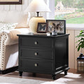 Joaxswe 24" Wide Farmhouse Night Stand, Large End Table by Joaxswe