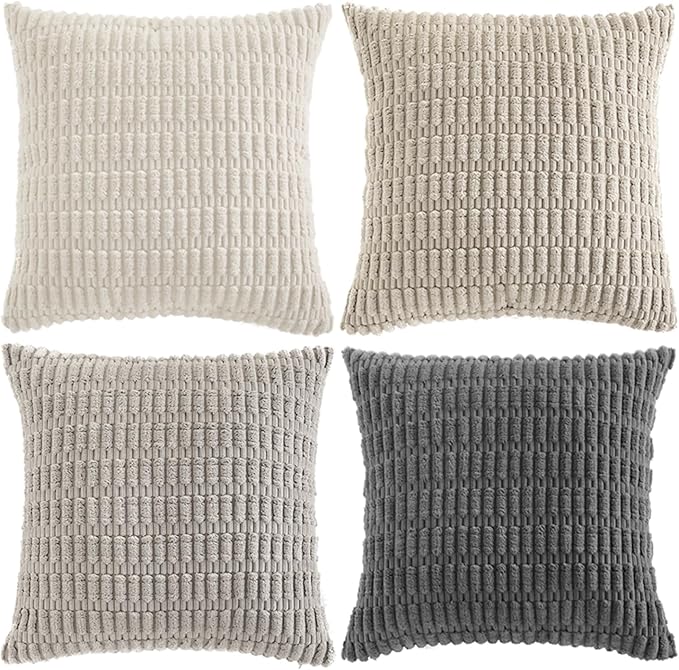 Fancy Homi 4 Packs Decorative Throw Pillow Covers - Image 9