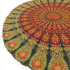 Mandala Floor Pillow Cover Meditation Cushion Seating Throw Hippie Round - Image 6