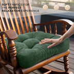 Lokex Rocking Chair Cushion Only, Tufted Non-Slip Comfortable Rocking Chair - Image 4