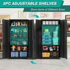 SISESOL Wide & Deep Metal Storage Cabinet - Image 6