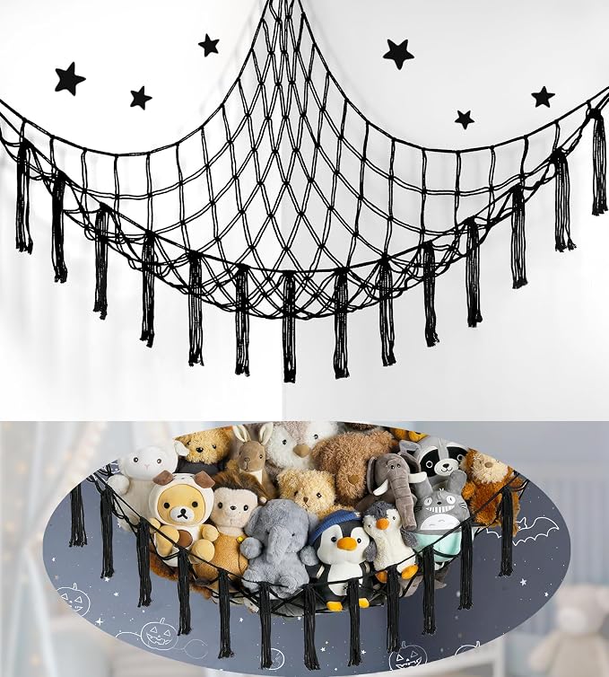 Stuffed Animal Storage Hammock or Net Corner by MirolamUS