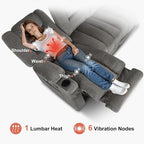 MCombo Zero Gravity Power Reclining Sofa - Image 5