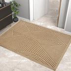Sturdy Front Door Mat, Absorbent Muddy Dirt Resist Welcome Door Mats Outdoor by HIYARD