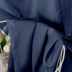 Navy Blue Sheer Curtains 78 Inches Long 2 Panels - Image 5