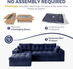 MAXYOYO 104" L Shaped Modular Sectional Sofa - Image 7