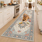 RELEANY Washable Area Rug, Runner 3'x10', Water Repellent, Pet Friendly - Image 2