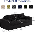 MAXYOYO 79" Loveseat Sofa Couch - Image 2