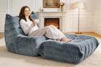 Bean Bag Pouf Ottoman, Foot Stool, Foot Rest - Image 3