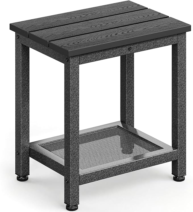 ODK Outdoor Double Side Table, Adirondack Patio End Table by ODK