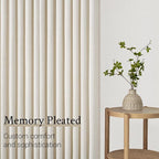 Topfinel Pinch Pleated Curtains 90 Inches Long 2 Panels Set, Birch Semi Sheer - Image 7