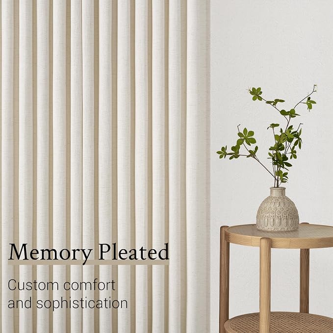 Pinch Pleated 92 Inch Curtains 2 Panels - Image 7