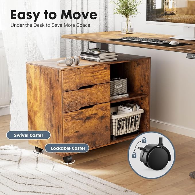 DUMOS Rolling File Cabinet - Image 6