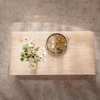Modern Wood Coffee Table, Rectangular Minimalist Center Table - Image 4