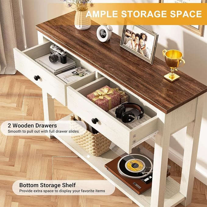 Homieasy Farmhouse Console Table - Image 5