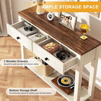 Homieasy Farmhouse Console Table - Image 5