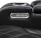 Lexicon 118" Power Reclining Sectional Sofa, Wall Hugger, 2 Recliner Seats - Image 21