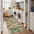 RELEANY Washable Runner 2'x10' Abstract Area Rug - Image 3