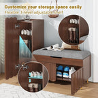 3More Shoe Organizer Cabinet, Entryway Bench - Image 5