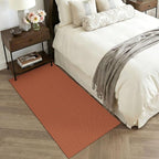 KOZYFLY Orange 3x6 Washable Runner Rug, Non Slip Wide Runners - Image 9