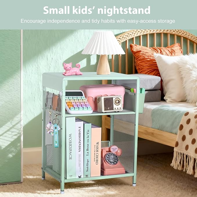 ECOLOVI Kids Nightstand 19in High - Image 3