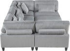 Lexicon 120 Inch Modular Sectional Sofa - Image 10